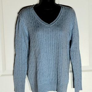 Blue heather sweater